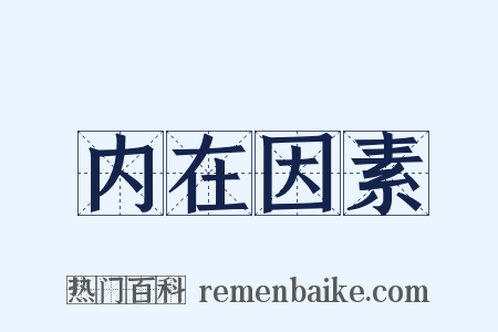 内在因素是什么意思的图片